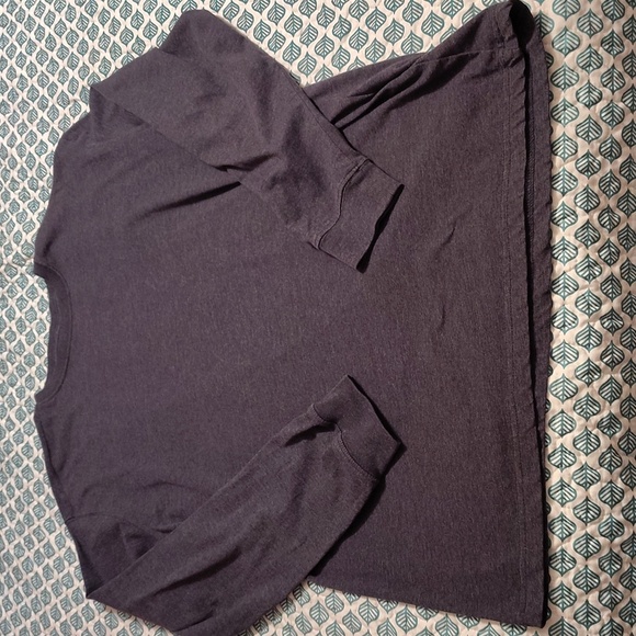 Blue Mountain Bundle of 3 long sleeve tees Blue Gray and Green Large - Picture 4 of 8